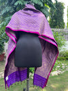 Vrinda Purple Katan Silk Brocade Dupatta