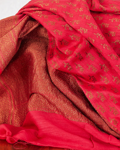 Abhimohini Pink Matka Georgette Saree