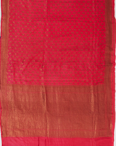 Abhimohini Pink Matka Georgette Saree