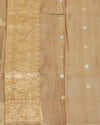 Treasured Moments Sepia Green Tussar Georgette Saree