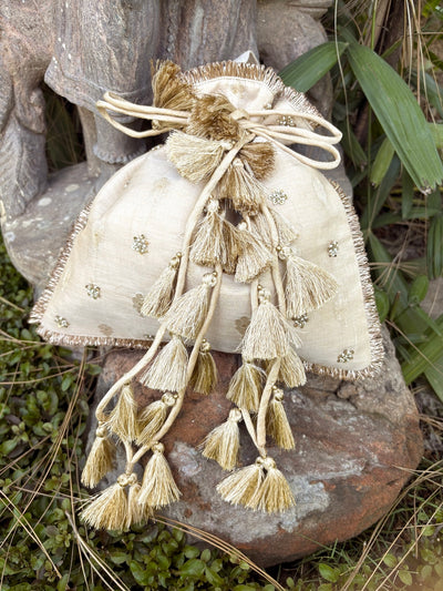 Swarnim Gold Brocade Potli