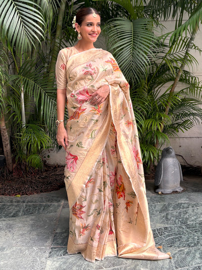 Godavari Gold paithani Tissue Saree