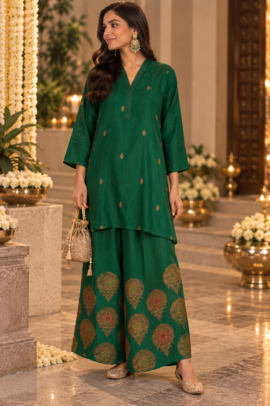 Emerald Green Coord Set