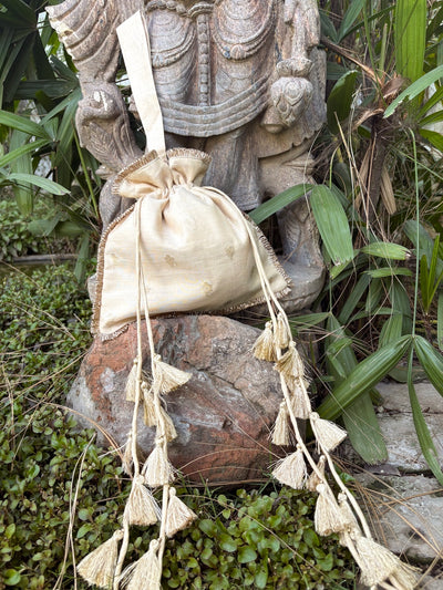 Swarnim Gold Brocade Potli