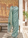 Champaklata Blue Rose Booti Silk Saree