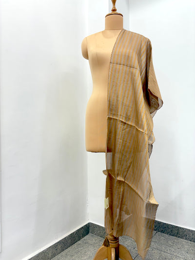 Gold Stripe Tissue Stole