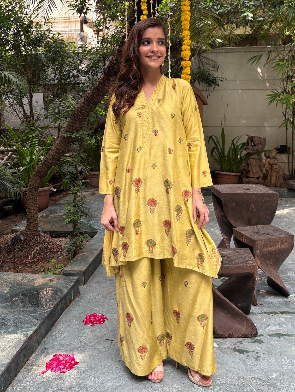 Tanvi Yellow Coord Set