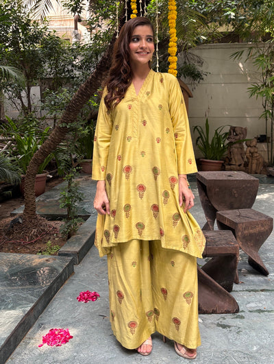 Tanvi Yellow Coord Set