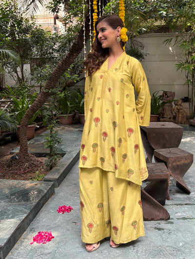 Tanvi Yellow Coord Set