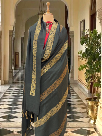 Benazir Black Matka Georgette Saree