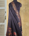 Benazir Black Matka Georgette Saree