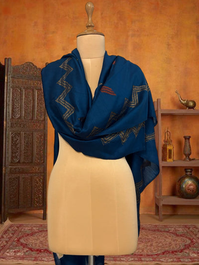 Kainaat Blue Matka Georgette Dupatta