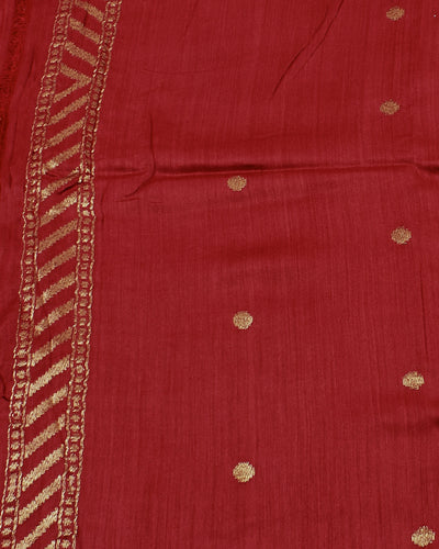 Musical Diva Brick Matka Georgette Saree