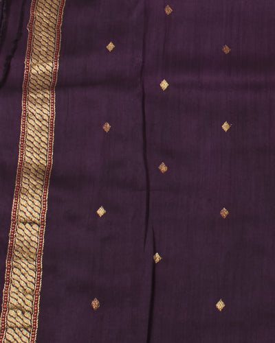 Coorg Coffee Brown Matka Georgette Saree