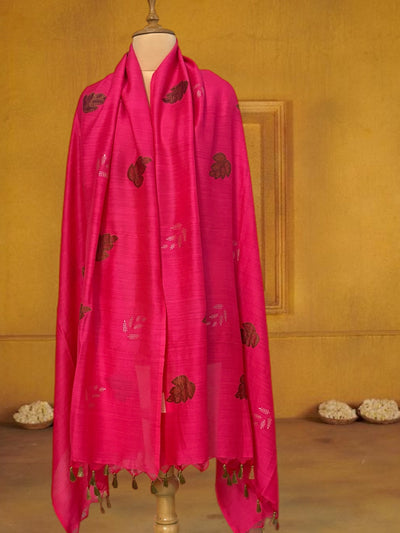 Amrapali Fuchsia Matka Georgette Dupatta