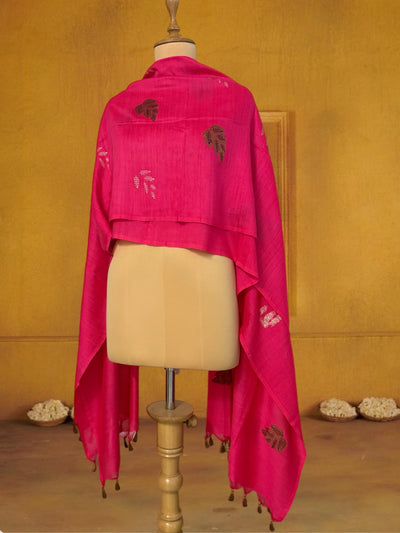 Amrapali Fuchsia Matka Georgette Dupatta