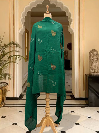Amrapali Green Matka Georgette Dupatta