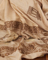 Jharokha Ivory Matka Georgette Saree