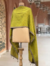 Lemon Sorbet Matka Georgette Stole Dupatta