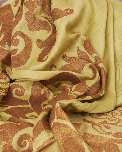 Chinar Mint Green Matka Georgette Border Saree
