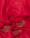 Amaya Garnet Red Matka Georgette Saree
