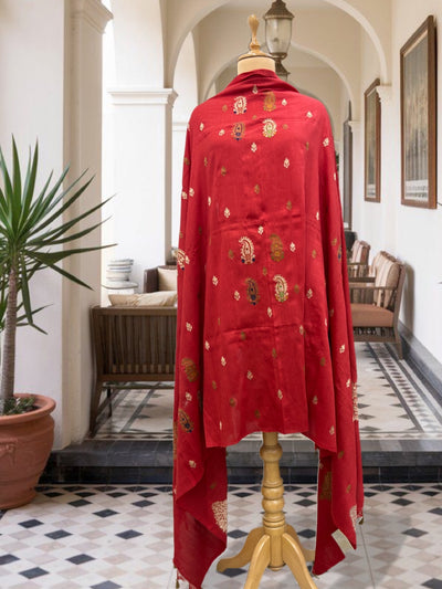 Himani Red Matka Georgette Dupatta