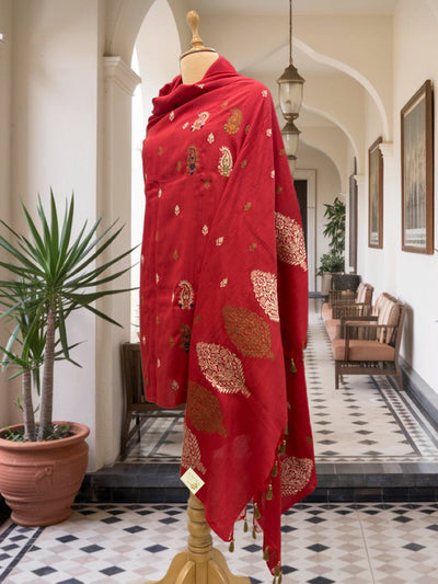 Himani Red Matka Georgette Dupatta