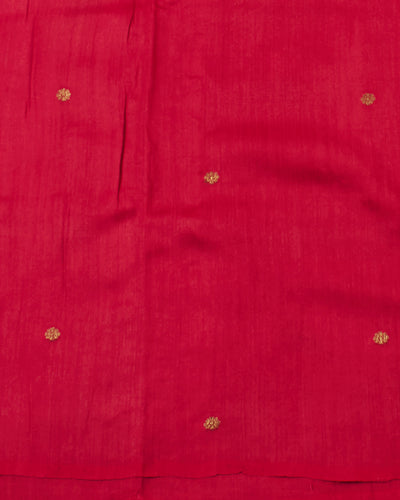 Kalyan Red Boota Matka Georgette Saree