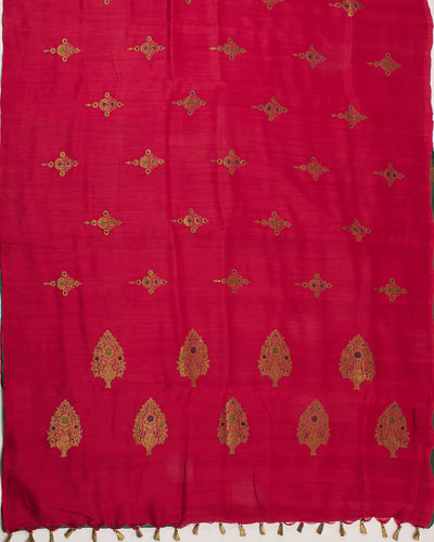 Vijaya Ranjani Ruby Matka Georgette Saree