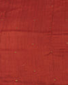 Rust Tanchoi Matka Georgette Saree