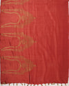 Vanki Rust Matka georgette Saree