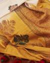 Dawn to Dusk Rust Shaded Matka Georgette Saree