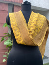 Yellow Matka Georgette Stole Dupatta