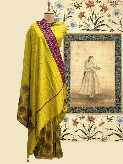 Shirin Kashmiri Matka Georgette Saree