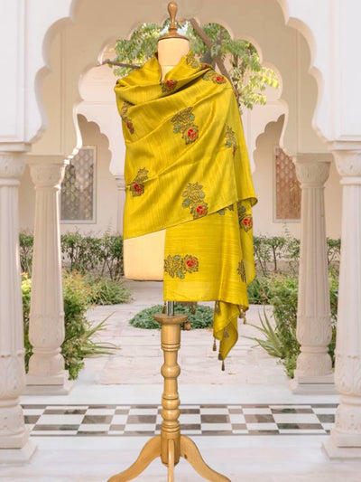 Gulabo Roses Matka Georgette Dupatta
