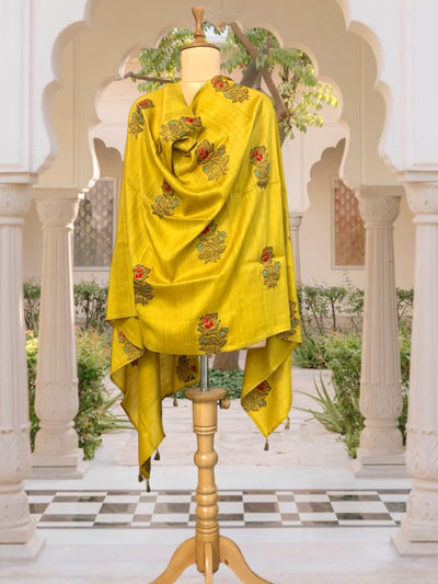 Gulabo Roses Matka Georgette Dupatta