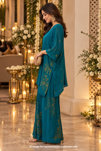 Peacock Coord Set