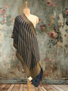 Zahra Black Matka Georgette Stole Dupatta