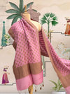 Pankaja Pink Matka Georgette Stole Dupatta