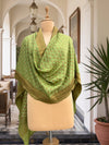 Sirisa Pista Green Matka Georgette Stole Dupatta