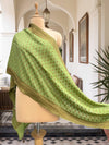 Sirisa Pista Green Matka Georgette Stole Dupatta