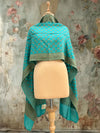 Parijata Turquoise Matka Georgette Stole Dupatta