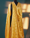 Yellow Patola Crepe silk Saree
