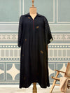 Black Antique Booti Matka Georgette Kurta