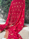 Navsari Red Bandhani Dupatta
