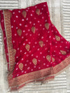 Navsari Red Bandhani Dupatta