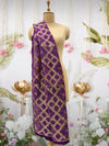 Keoladeo Purple Bandhani Dupatta