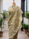 Sanganer Chikoo Cotton Saree