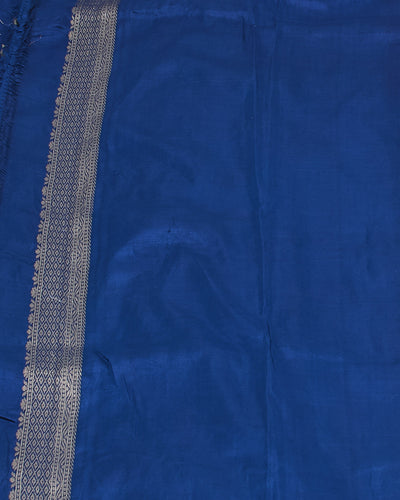 Mrigya Blue Ektara Silk Saree