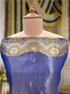 Anastasia Blue Banarasi Tissue Sari